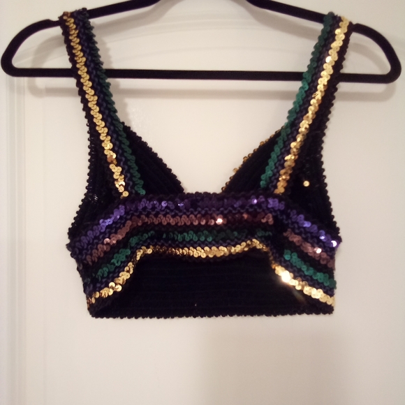 SaLe🥳Helium Sequin Crop Top - Picture 2 of 3